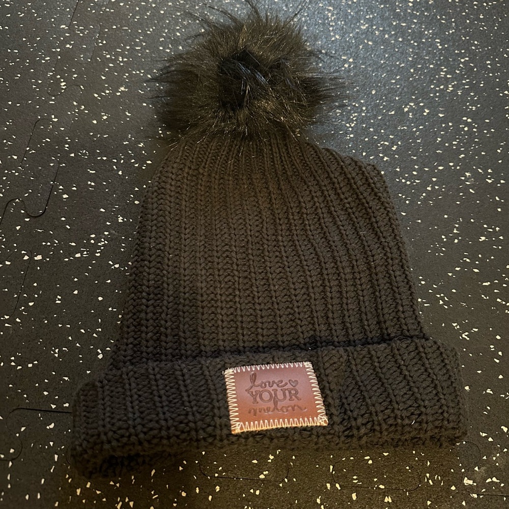 Black Love Your Melon stocking hat.